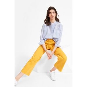 Everlane | Blue and White Stripe The Soft Cotton Popover Shirt Size 2